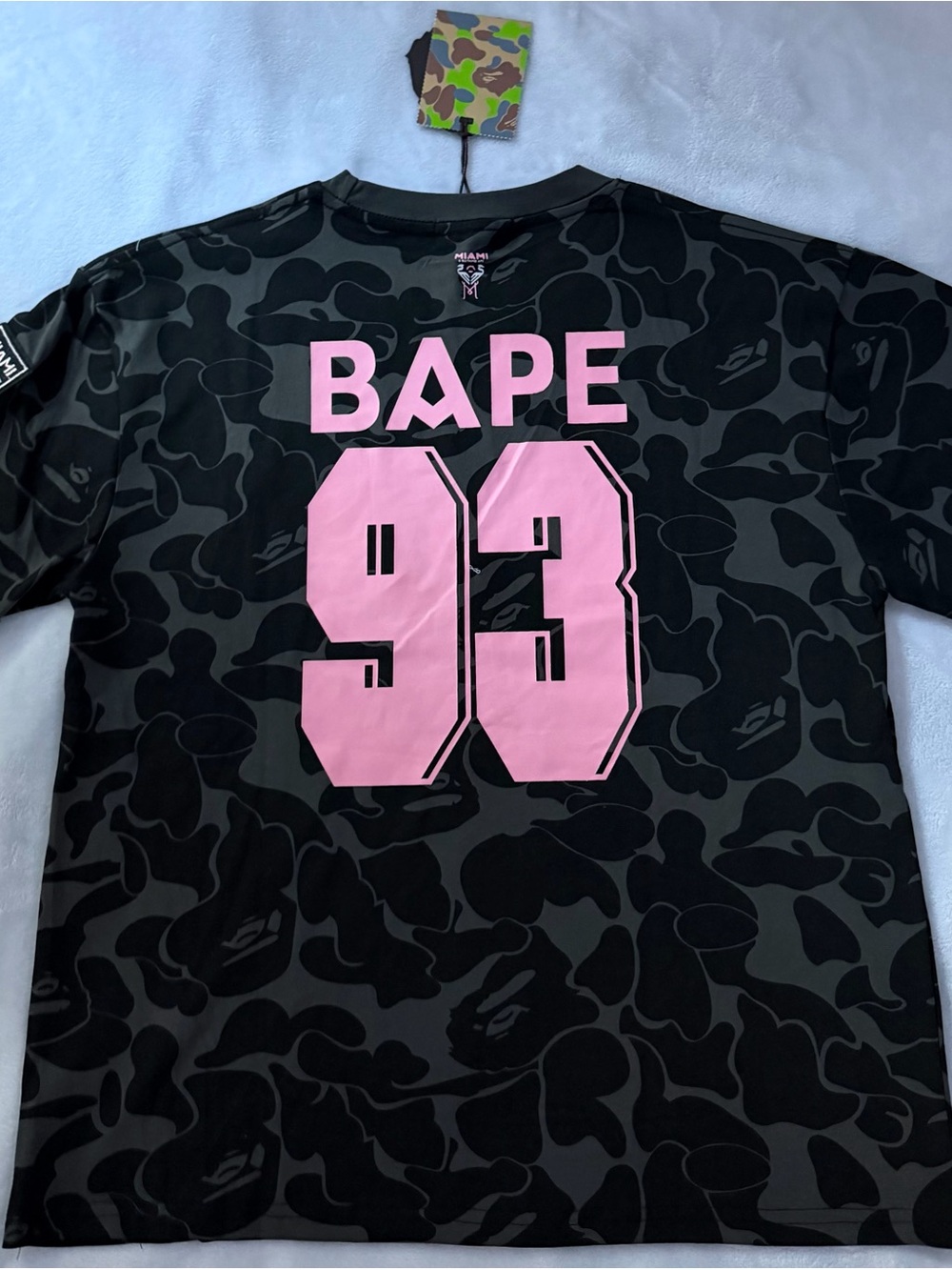 Black BAPE x Inter Miami CF Camo Tee - Picture 2 of 3